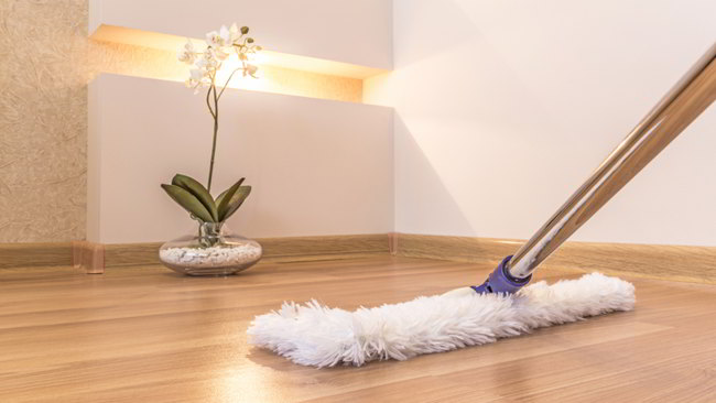 Sweep All of your Hard Floors Tip